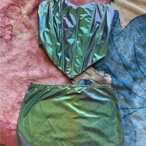 Iridescent 2 piece (Perfect for Raves)